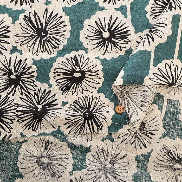 Linen Cloth Fabric - Gerbera - nomura tailor