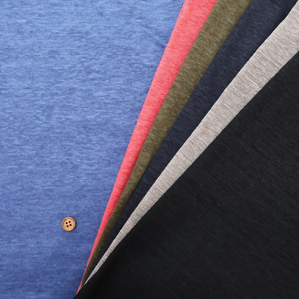 Linen Jersey Knit Fabric- Plain - nomura tailor