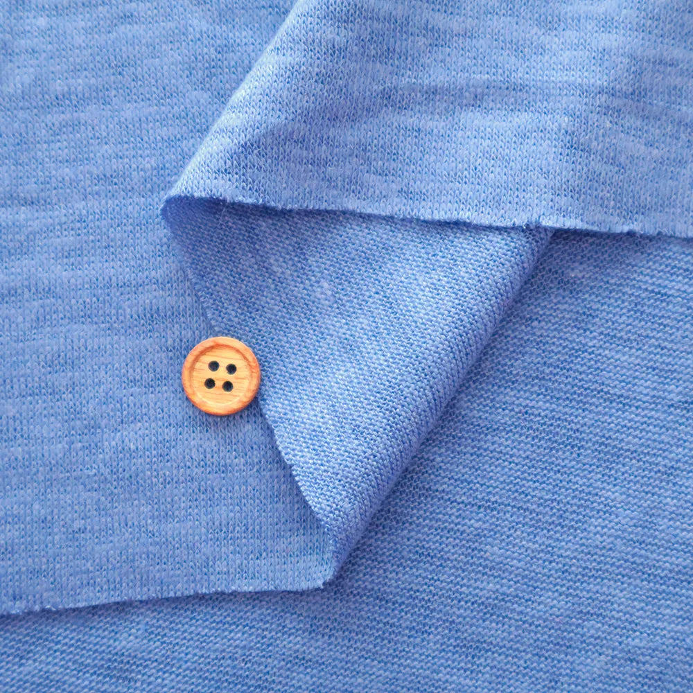 Linen Jersey Knit Fabric- Plain - nomura tailor