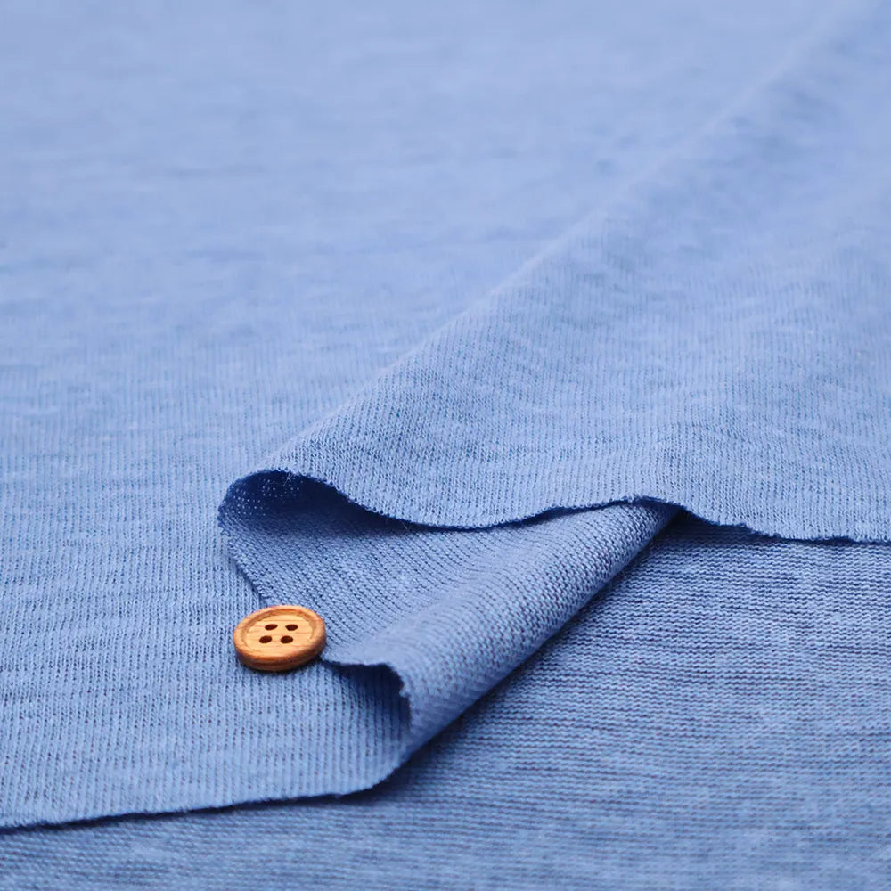 Linen Jersey Knit Fabric- Plain - nomura tailor