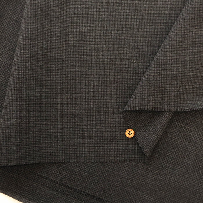 Summer Wool Fabric - Check - nomura tailor