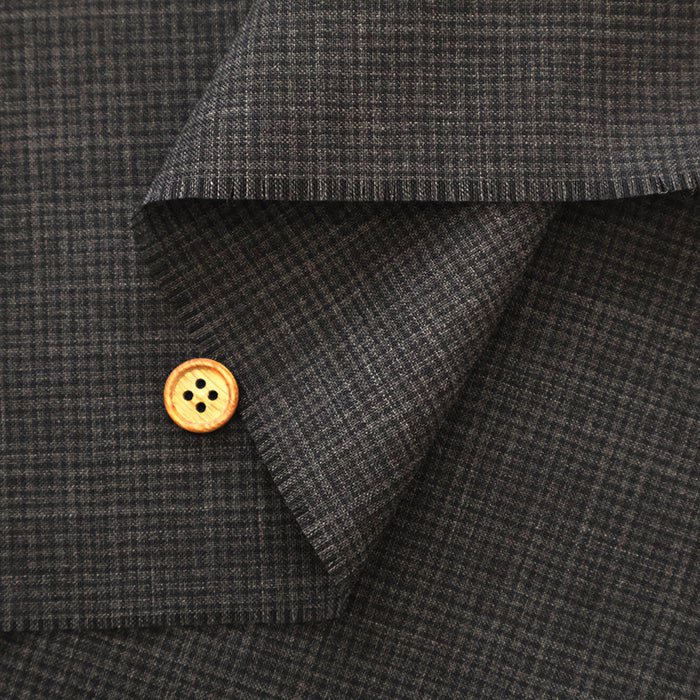 Summer Wool Fabric - Check - nomura tailor