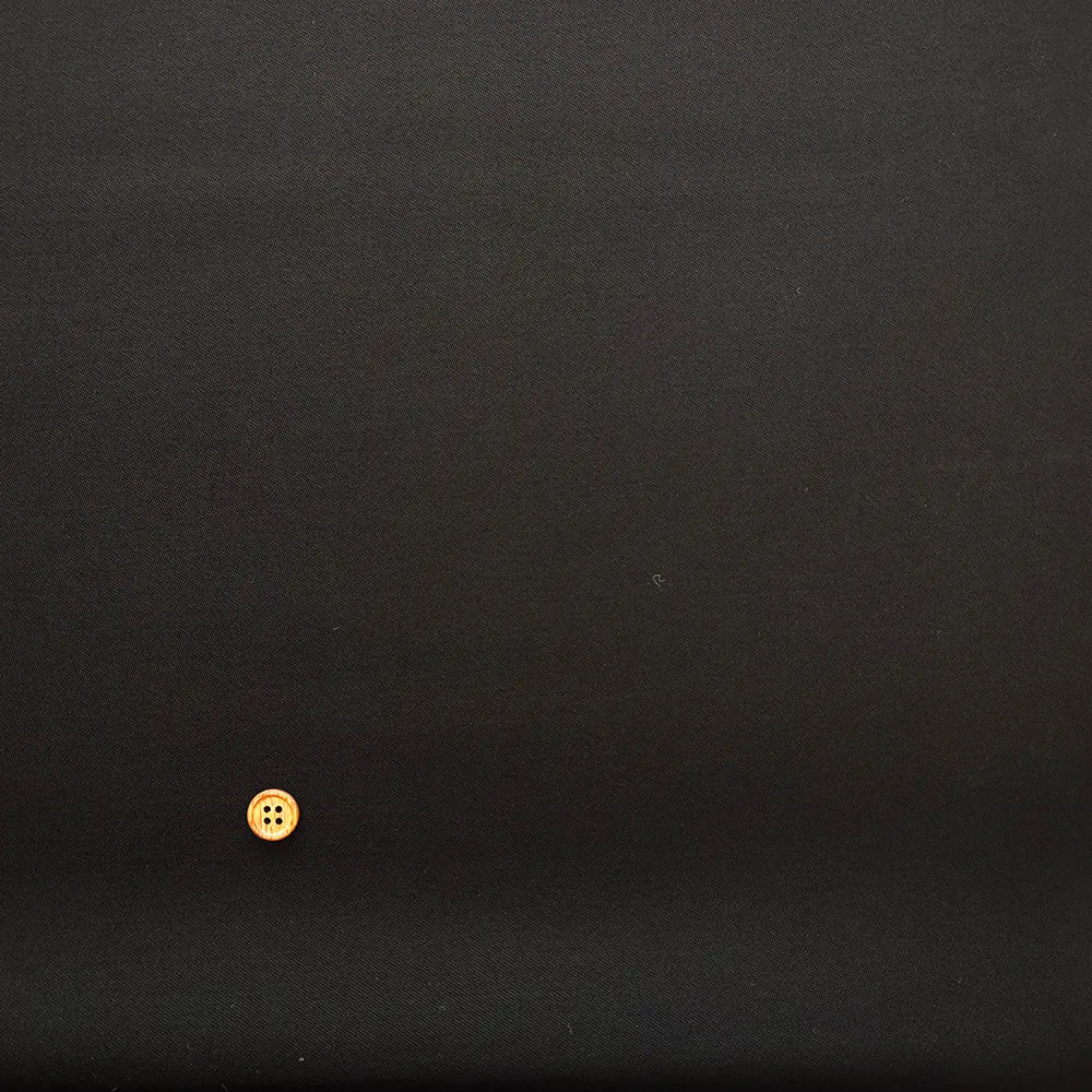 Super 120 Formal Black Wool Fabric - Plain - nomura tailor