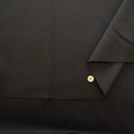 Super 120 Formal Black Wool Fabric - Plain - nomura tailor