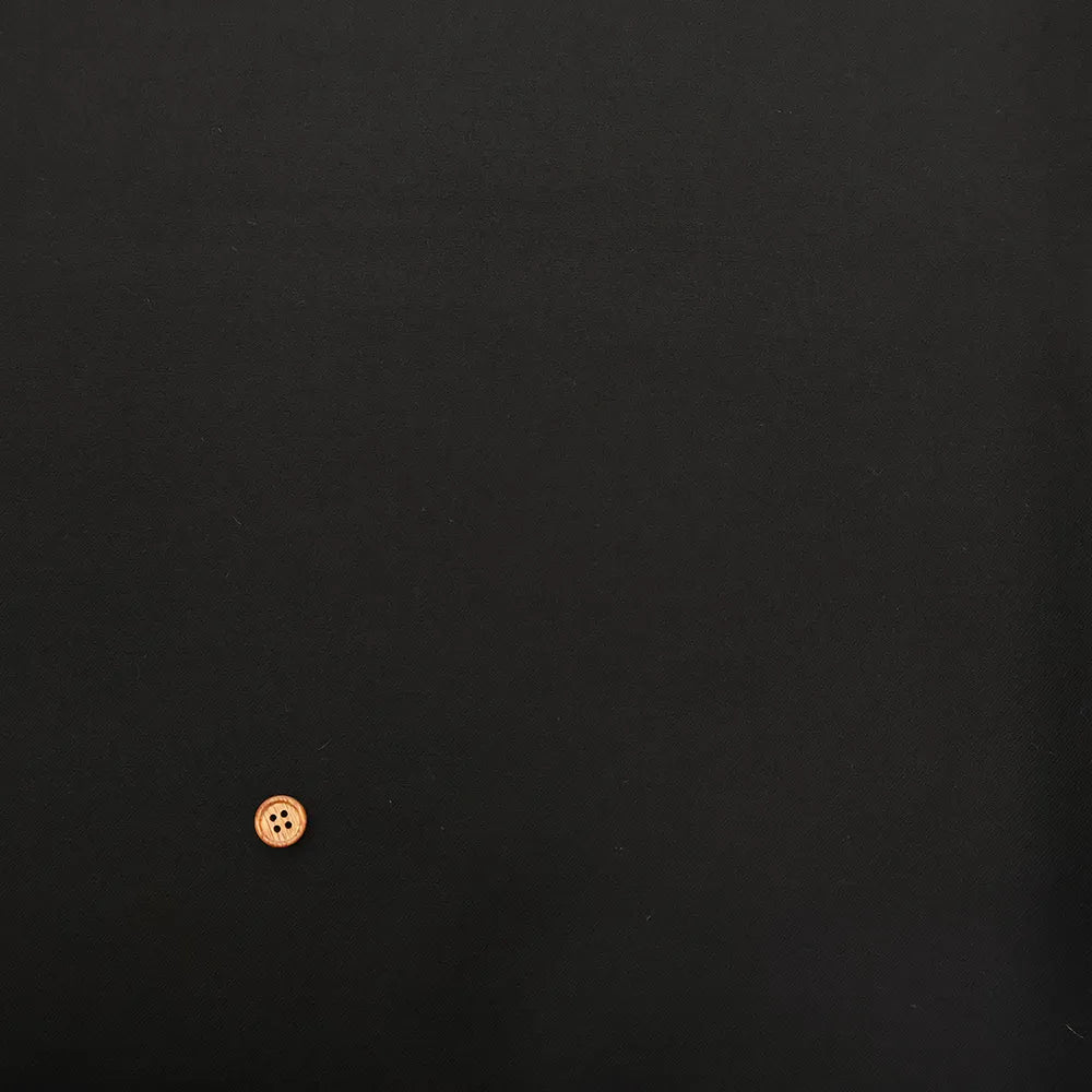 Formal Black Wool Fabric - Plain - nomura tailor