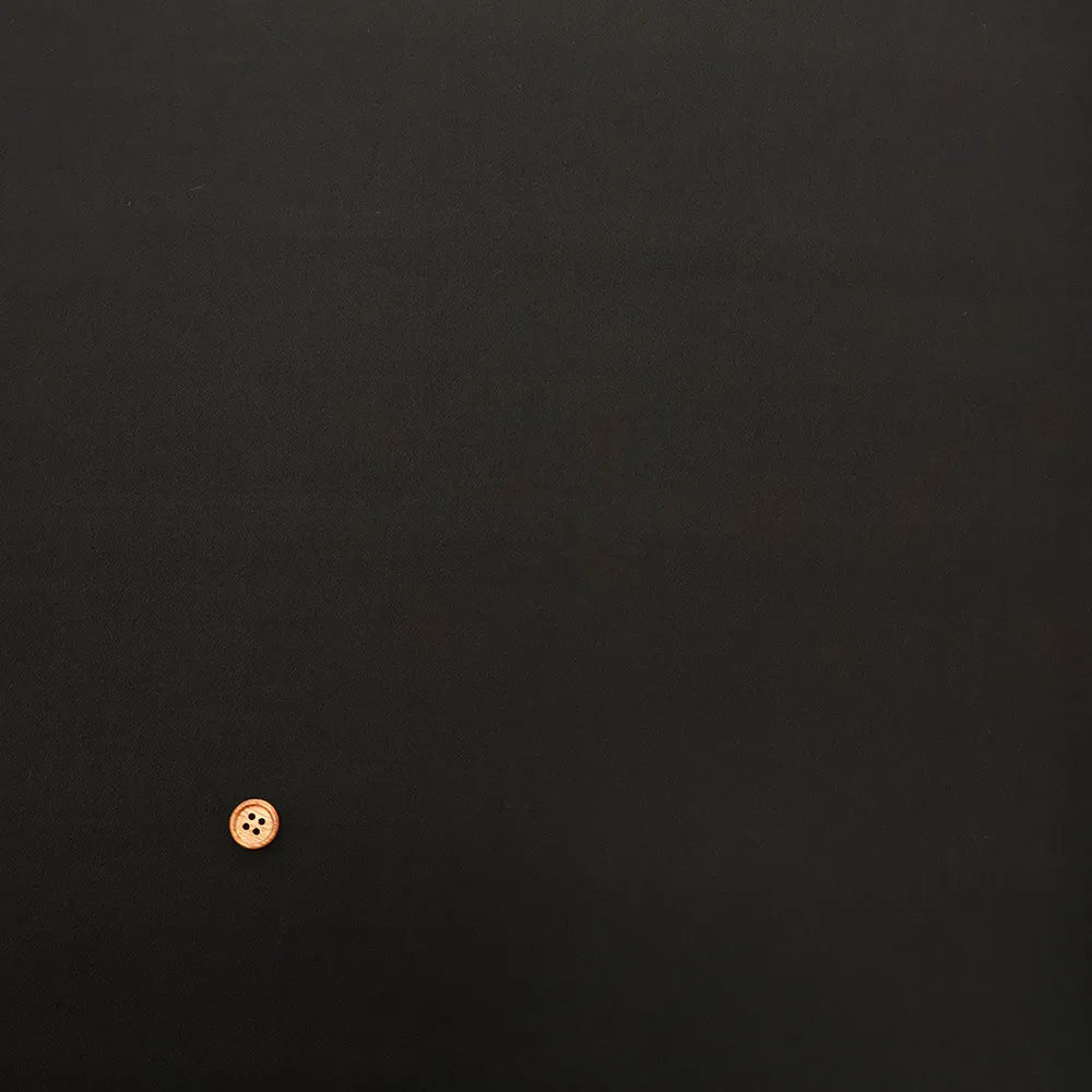 Formal Black Satin-Like Wool Fabric - Plain - nomura tailor