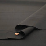 Formal Black Satin-Like Wool Fabric - Plain - nomura tailor