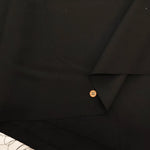 80-count Formal Black Wool Fabric - Plain - nomura tailor