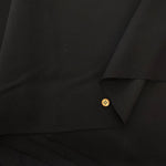 Formal Black Stretch Wool Fabric - Plain - nomura tailor