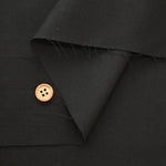 Formal Black Wool Fabric - Plain - nomura tailor