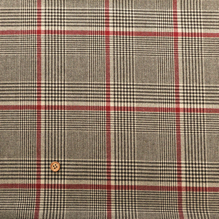 T/R Checked Stretch Fabric - nomura tailor