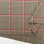 T/R Checked Stretch Fabric - nomura tailor