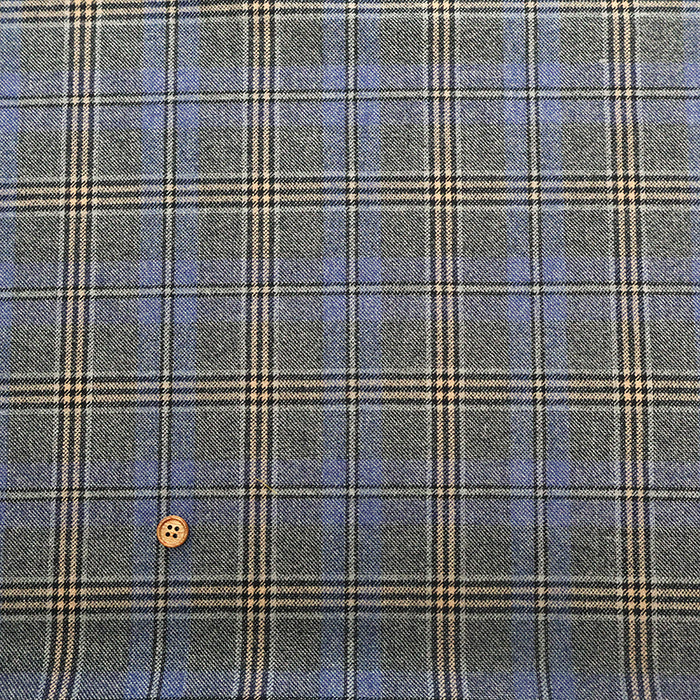 T/R Checked Stretch Fabric - nomura tailor