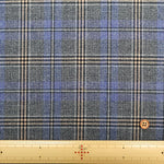 T/R Checked Stretch Fabric - nomura tailor