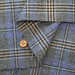 T/R Checked Stretch Fabric - nomura tailor