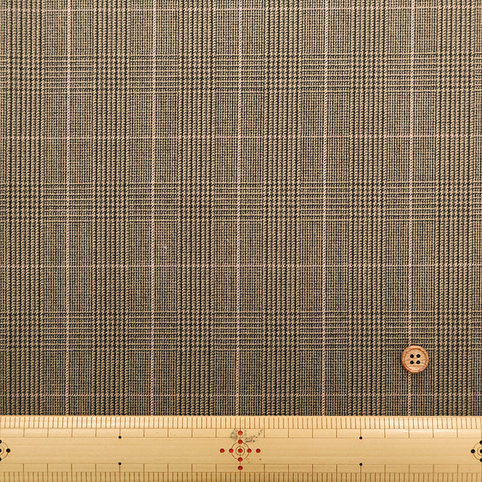 T/R Glen Check Fabric - nomura tailor