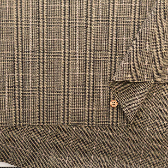 T/R Glen Check Fabric - nomura tailor