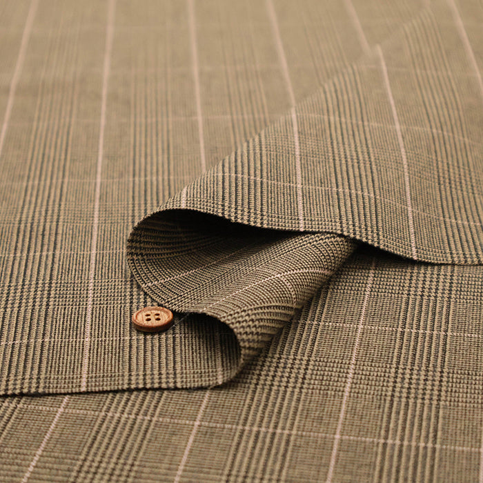 T/R Glen Check Fabric - nomura tailor
