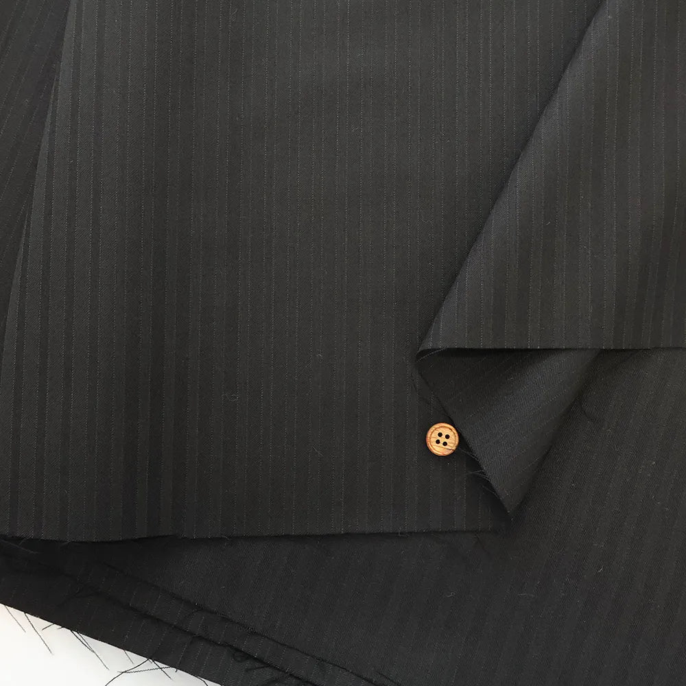 Wool Striped Fabric - nomura tailor