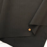 Wool Shadow Stripe Fabric - nomura tailor