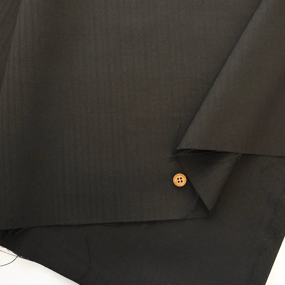 Wool Shadow Stripe Fabric - nomura tailor
