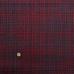 Wool Gauze Double-Faced Fabric - Check - nomura tailor