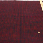 Wool Gauze Double-Faced Fabric - Check - nomura tailor