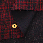 Wool Gauze Double-Faced Fabric - Check - nomura tailor