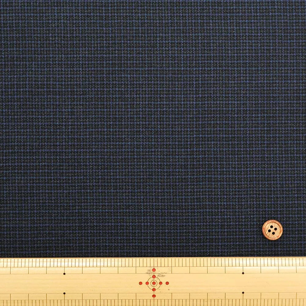 Wool Mini Check Fabric - nomura tailor