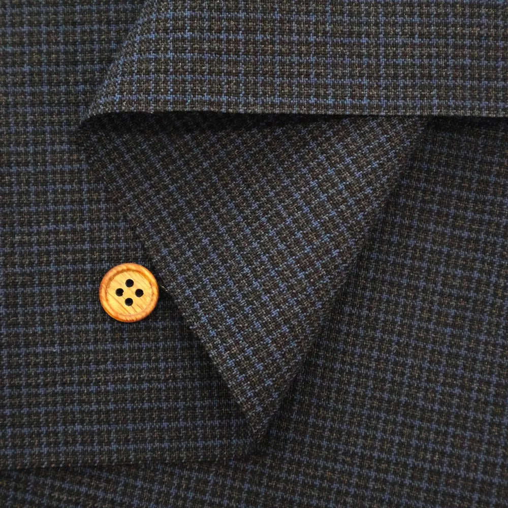 Wool Mini Check Fabric - nomura tailor