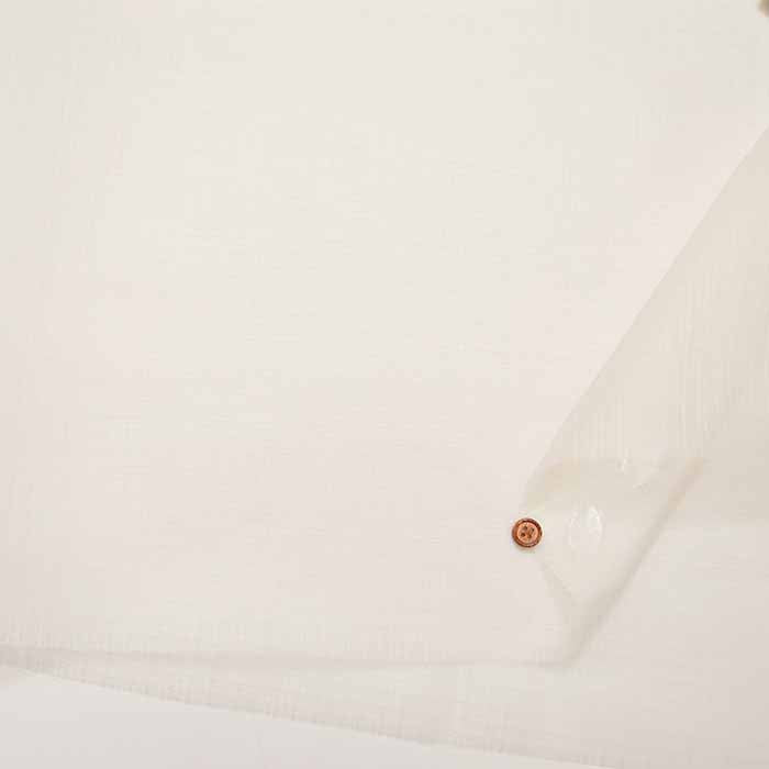 Silk slub organdy fabric Solid - nomura tailor