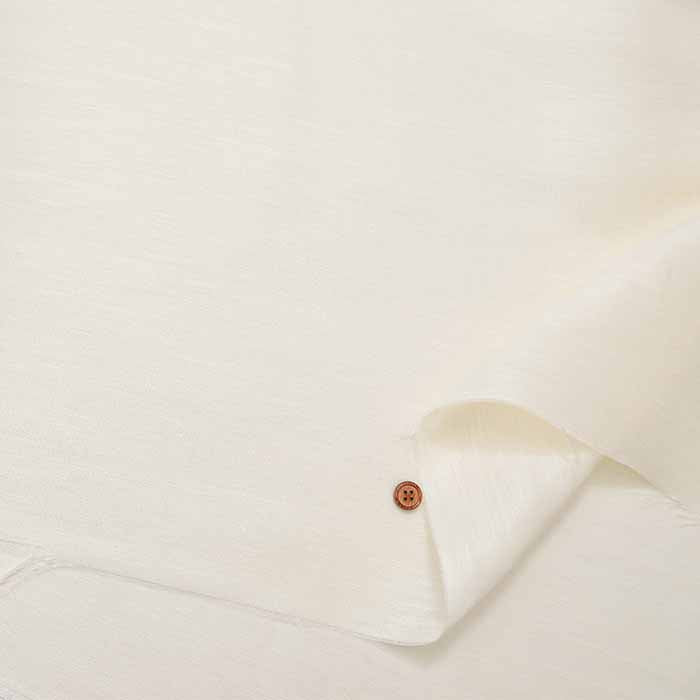 Cotton silk herringbone fabric Solid - nomura tailor