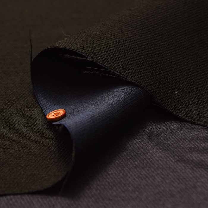 Silk wool fabric Solid - nomura tailor