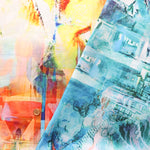 Polyester Inkjet Printed Fabric - Cityscape - nomura tailor