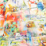 Polyester Inkjet Printed Fabric - Cityscape - nomura tailor