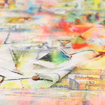 Polyester Inkjet Printed Fabric - Cityscape - nomura tailor