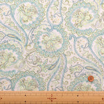 Tencel Kint Printed Fabric - Paisley - nomura tailor