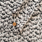 Polyester Antique Crepe de Chine Printed Fabric - Geometric Patterns - nomura tailor