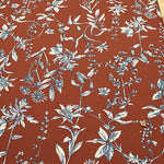 Polyester Smooth Kint Printed Fabric - Art Flower - nomura tailor
