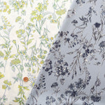 Polyester Smooth Kint Printed Fabric - Flower - nomura tailor