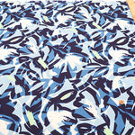 Polyester Smooth Knit Printed Fabric - Paint - nomura tailor