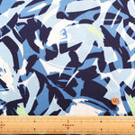 Polyester Smooth Knit Printed Fabric - Paint - nomura tailor