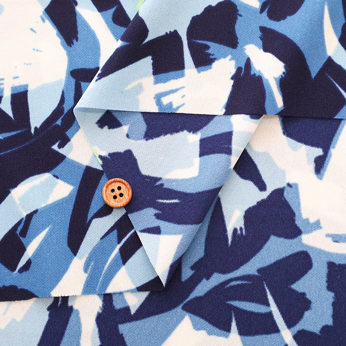 Polyester Smooth Knit Printed Fabric - Paint - nomura tailor