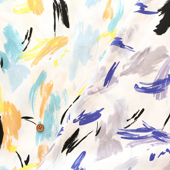 Double-width Polyester Print Fabric - nomura tailor