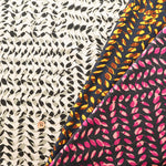 Lyocell Knit Print Fabric - Leaf - nomura tailor