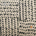 Lyocell Knit Print Fabric - Leaf - nomura tailor