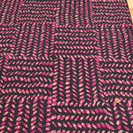Lyocell Knit Print Fabric - Leaf - nomura tailor