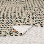 Lyocell Knit Print Fabric - Leaf - nomura tailor