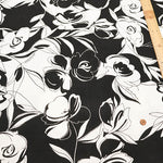 Lyocell Kint Printed Fabric - Flower - nomura tailor