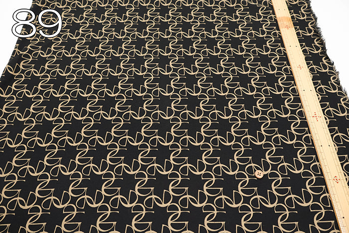 Lyocell Knit Print Fabric - Monogram - nomura tailor